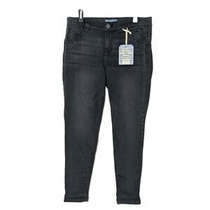 NEW Democracy Ab Technology Skinny Jeans Plus Size 16W Washed Out Black Ankle